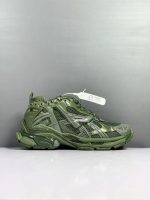 BALENCIAGA RUNNER TRAINERS IN DARK GREEN MESH AND NYLON – BLA025