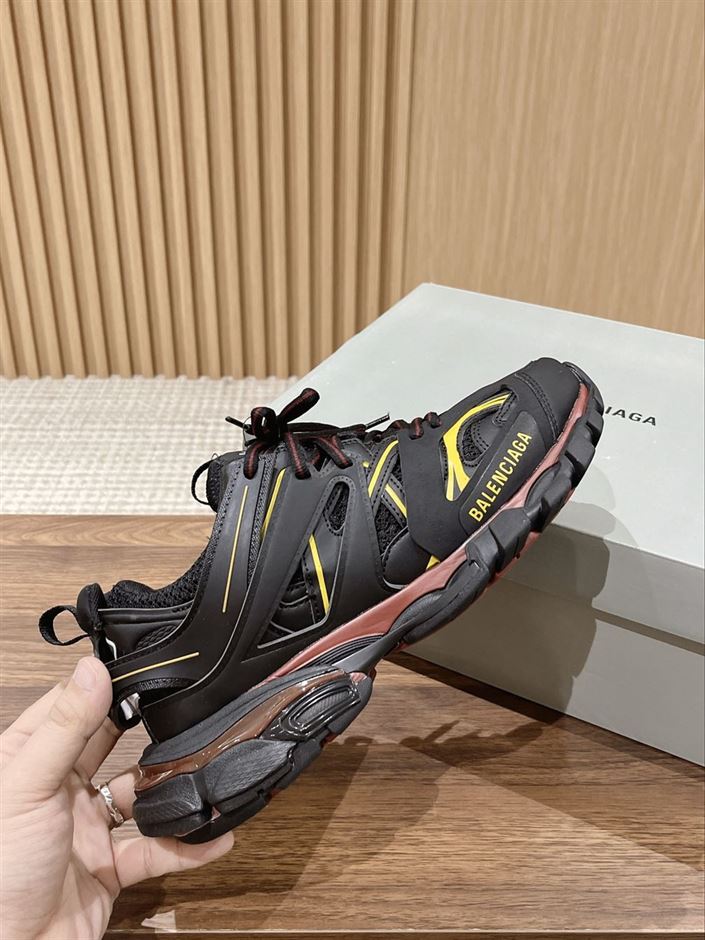 BALENCIAGA TRACK TRAINERS BLACK YELLOW – BLA066
