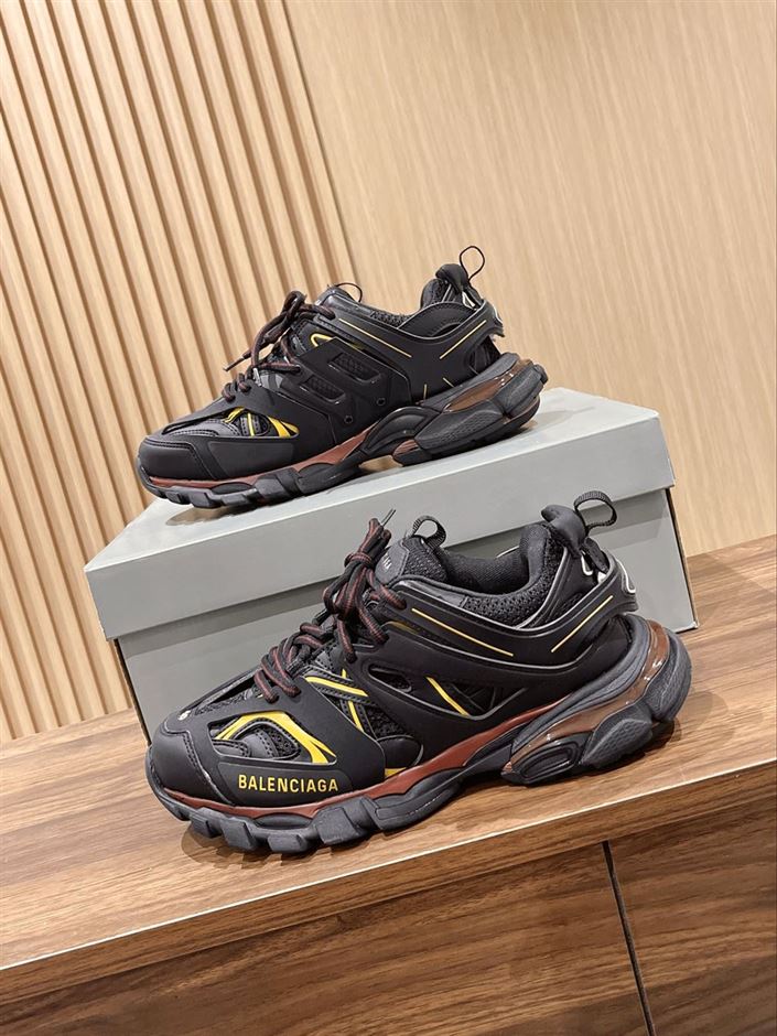 BALENCIAGA TRACK TRAINERS BLACK YELLOW – BLA066