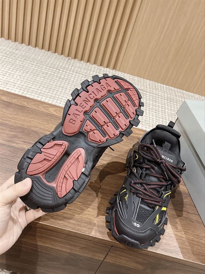 BALENCIAGA TRACK TRAINERS BLACK YELLOW – BLA066