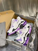 BALENCIAGA TRIPLE S 1.0 SNEAKERS IN WHITE AND LILAC – BLA021
