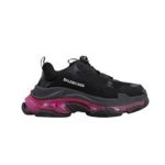 BALENCIAGA TRIPLE S BLACK RED CLEAR SOLE – BLA012