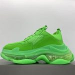 BALENCIAGA TRIPLE S CLEAR SOLE IN NEON GREEN – BLA019