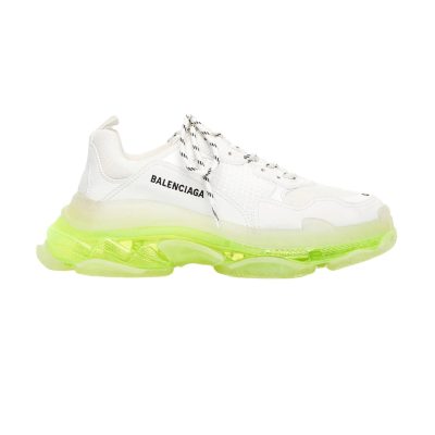 BALENCIAGA TRIPLE S WHITE GREEN CLEAR SOLE – BLA013