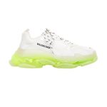 BALENCIAGA TRIPLE S WHITE GREEN CLEAR SOLE – BLA013