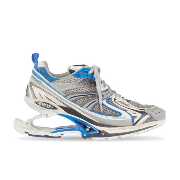 BALENCIAGA X-PANDER SNEAKER IN BLUE/SILVER – BLA044