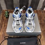 BALENCIAGA X-PANDER SNEAKER IN BLUE/SILVER – BLA044