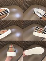 BURBERRY BIO-BASED SOLE LATTICED COTTON SLIP-ON SNEAKERS – BBR024