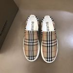 BURBERRY BIO-BASED SOLE LATTICED COTTON SLIP-ON SNEAKERS – BBR024