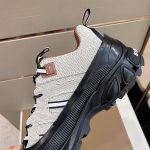 BURBERRY BLACK AND WHITE CANVAS ARTHUR SNEAKERS – BBR021
