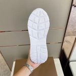 BURBERRY CHECK LACE-UP SNEAKERS IN MILITARY GREEN – BBR008