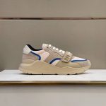 BURBERRY LOGO-STRAP LOW-TOP SNEAKERS – BBR026