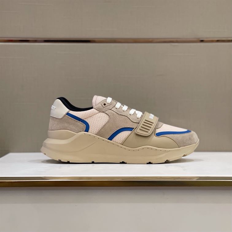 BURBERRY LOGO-STRAP LOW-TOP SNEAKERS – BBR026