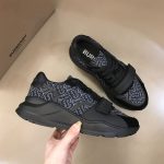 BURBERRY MONOGRAM PRINT NYLON SNEAKERS – BBR002