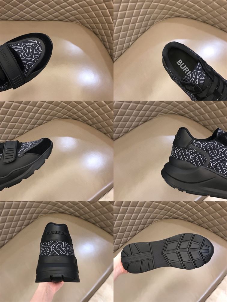 BURBERRY MONOGRAM PRINT NYLON SNEAKERS – BBR002