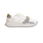 BURBERRY VINTAGE CHECK VELCRO STRAP SNEAKERS IN WHITE – BBR003