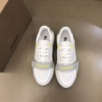 BURBERRY VINTAGE CHECK VELCRO STRAP SNEAKERS IN WHITE – BBR003