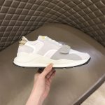 BURBERRY VINTAGE CHECK VELCRO STRAP SNEAKERS IN WHITE – BBR003