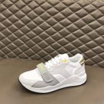 BURBERRY VINTAGE CHECK VELCRO STRAP SNEAKERS IN WHITE – BBR003