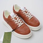 Gucci Brown Jumbo GG Embossed Sneakers – GCC210