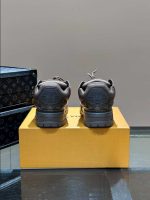 LOUIS VUITTON Maxi Trainers Ebony Black Sneaker – LVS202