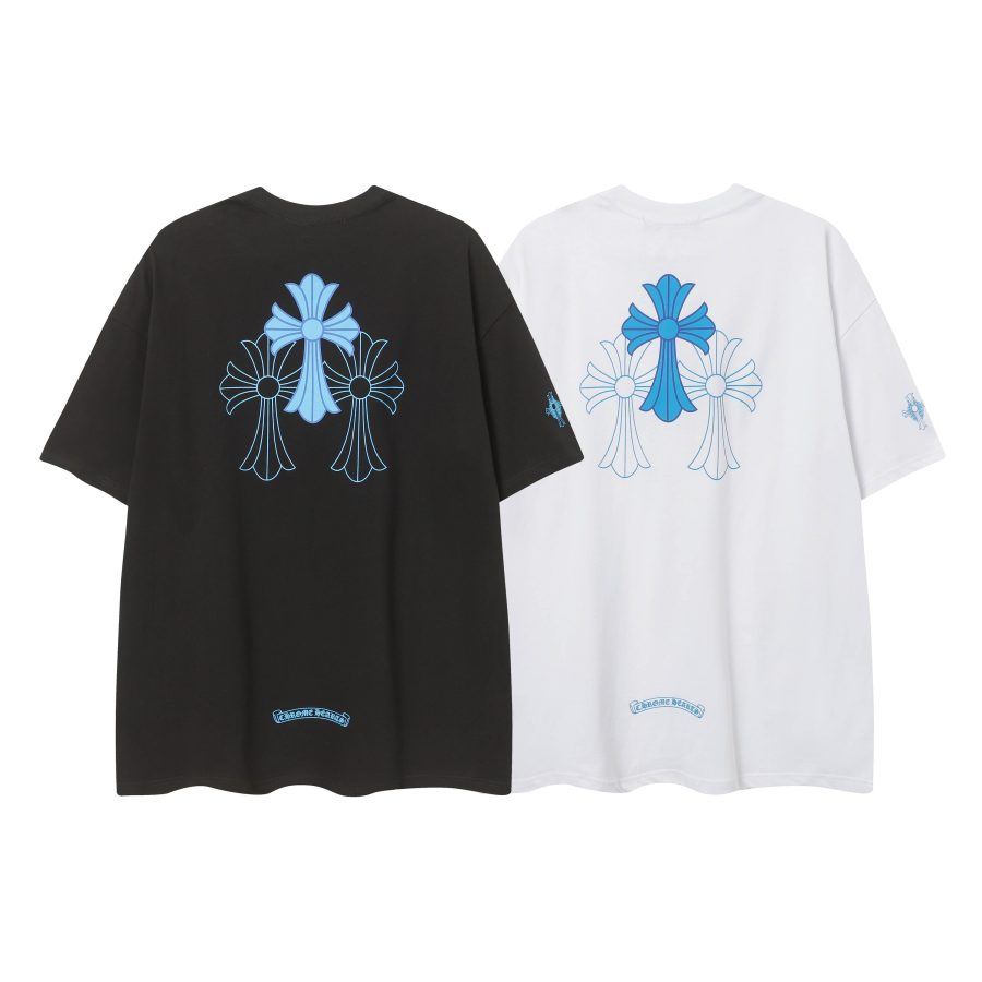 CHROME HEARTS BLACK WHITE T-SHIRT-7