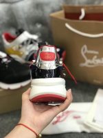 CHRISTIAN LOUBOUTIN BLUE NEOPRENE RED- RUNNER SNEAKER – CLS012