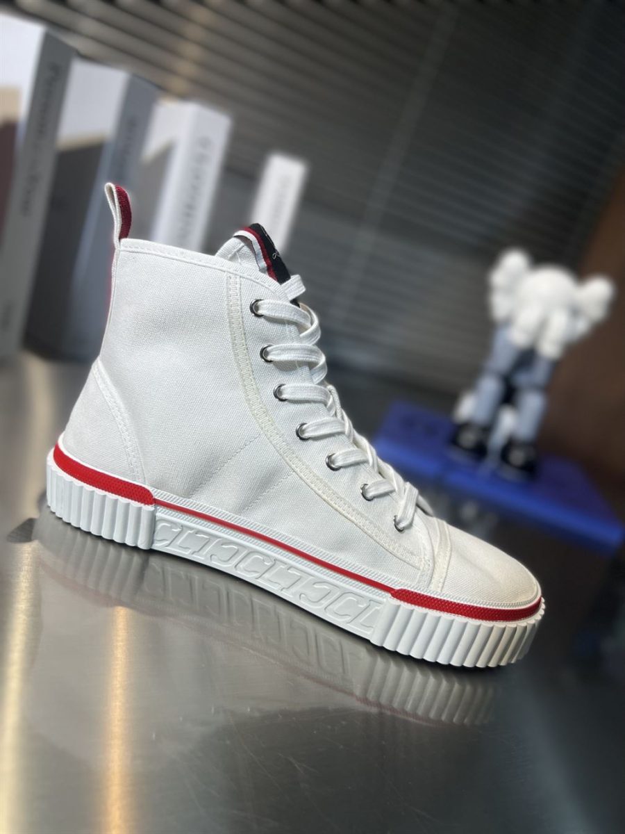 CHRISTIAN LOUBOUTIN PEDRO JUNIOR HIGH-TOP SNEAKERS – CLS026