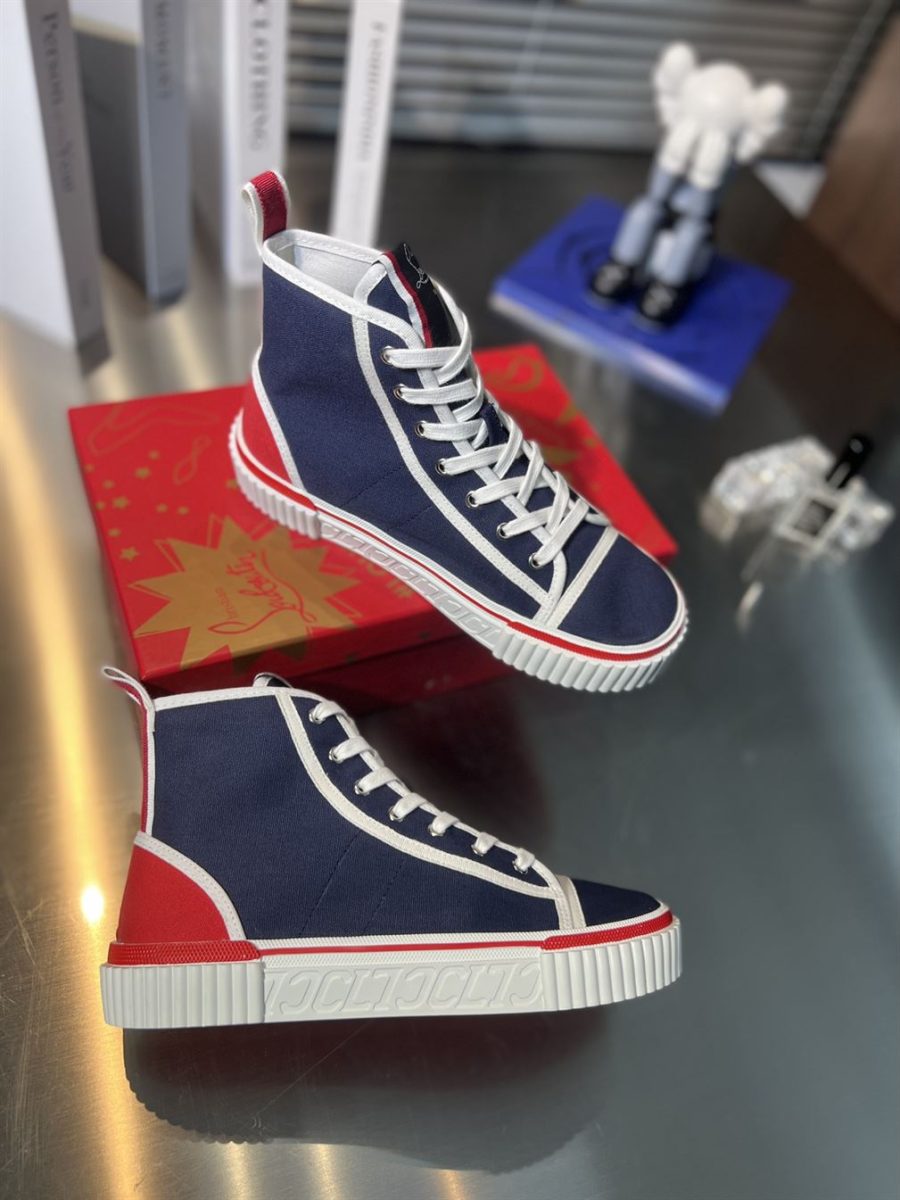 CHRISTIAN LOUBOUTIN PEDRO JUNIOR HIGH-TOP SNEAKERS – CLS027