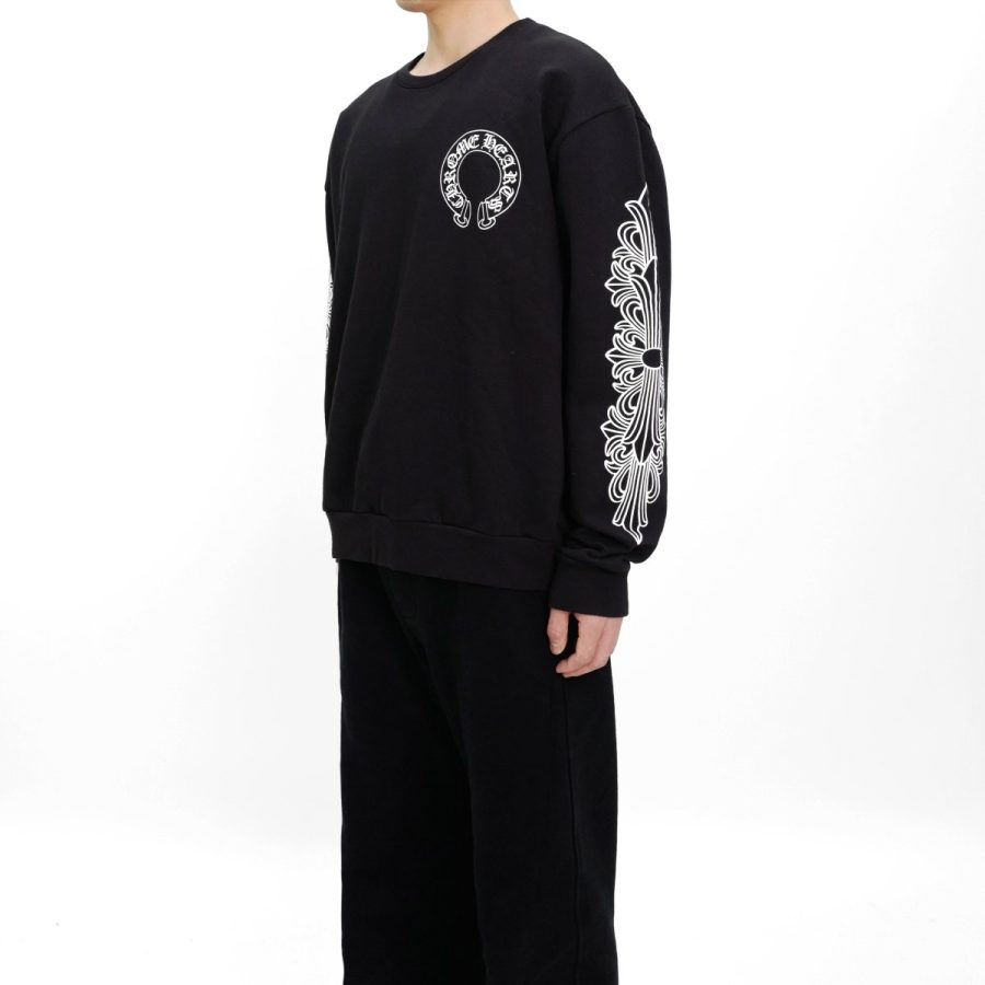CHROME HEARTS BLACK WHITE SWEATSHIRT-1