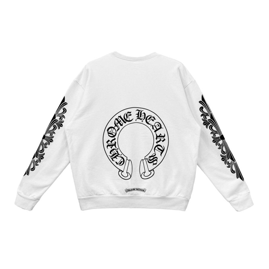 CHROME HEARTS BLACK WHITE SWEATSHIRT-1