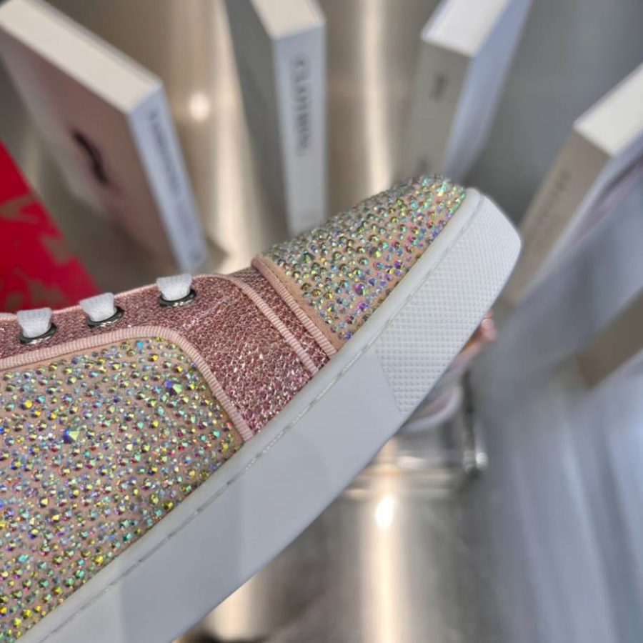 Christian Louboutin Pink Red Sneaker – CLS055