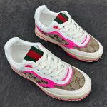Gucci Wmns Re-Web Sneaker ‘GG Canvas – Beige Fuchsia’ – GCC156