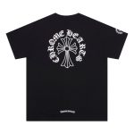 CHROME HEARTS BLACK WHITE T-SHIRT-1