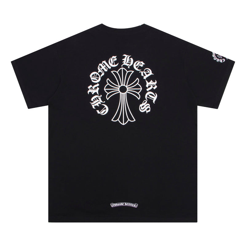 CHROME HEARTS BLACK WHITE T-SHIRT-1