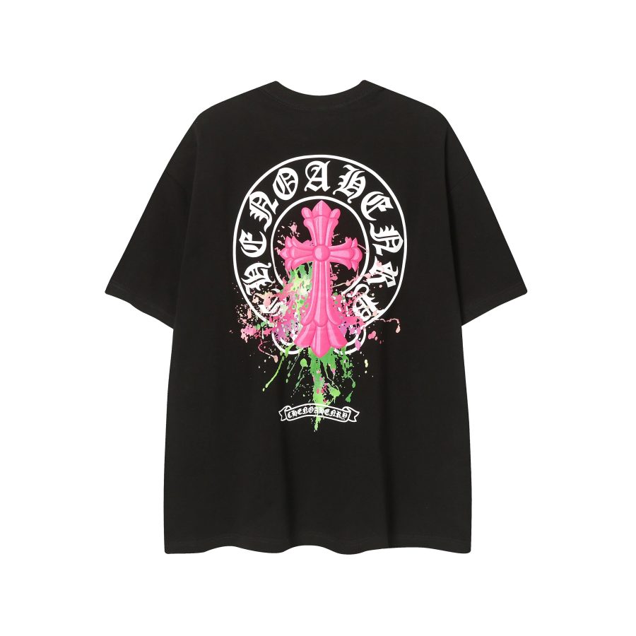 CHROME HEARTS BLACK WHITE T-SHIRT-8