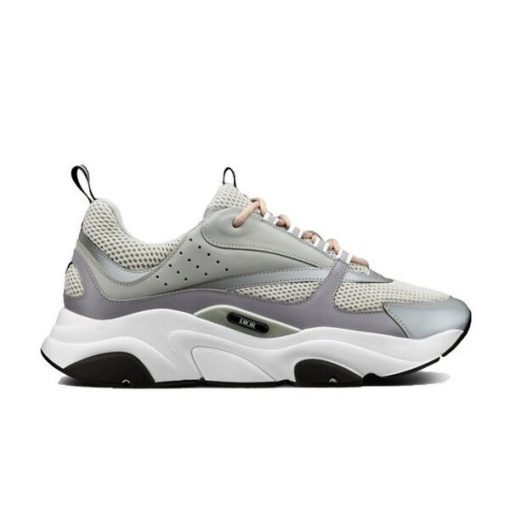 DIOR B22 SNEAKERS IN GREY AND WHITE – DO005