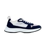 DIOR B25 RUNNER NAVY OBLIQUE SUEDE SNEAKER – DO063