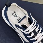 DIOR B25 RUNNER NAVY OBLIQUE SUEDE SNEAKER – DO063