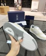 DIOR B27 LOW-TOP CREAM WHITE OBLIQUE – DO011