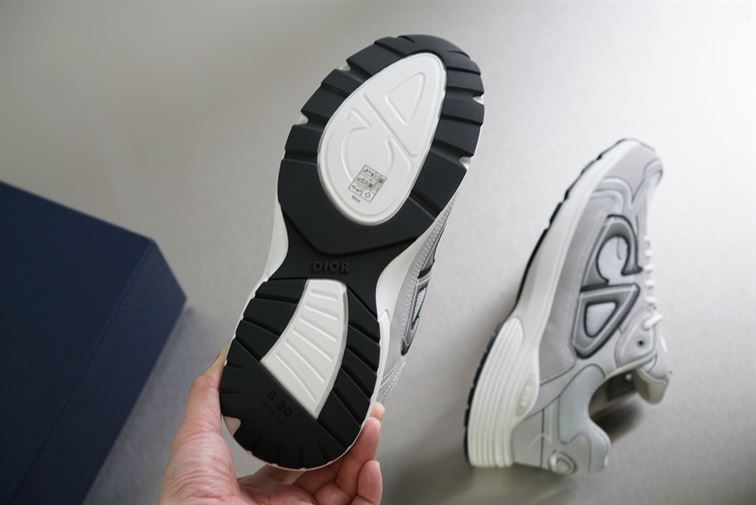 DIOR B30 SNEAKER GRAY MESH AND TECHNICAL FABRIC – DO073