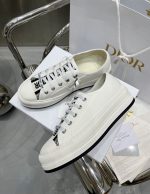 DIOR WALK’N’DIOR SNEAKER WHITE COTTON CANVAS – DO125
