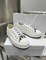 DIOR WALK’N’DIOR SNEAKER WHITE COTTON CANVAS – DO125