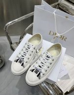 DIOR WALK’N’DIOR SNEAKER WHITE COTTON CANVAS – DO125