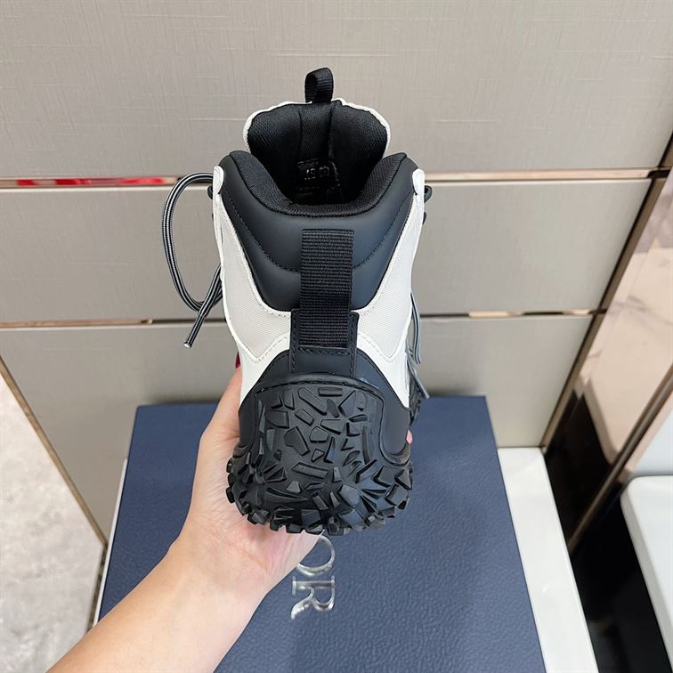 DIORIZON HIKING BOOT GRAY TECHNICAL MESH AND BLACK RUBBER – DO088