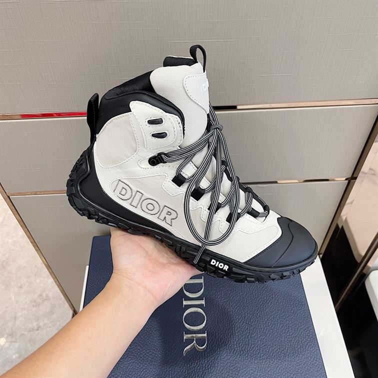 DIORIZON HIKING BOOT GRAY TECHNICAL MESH AND BLACK RUBBER – DO088