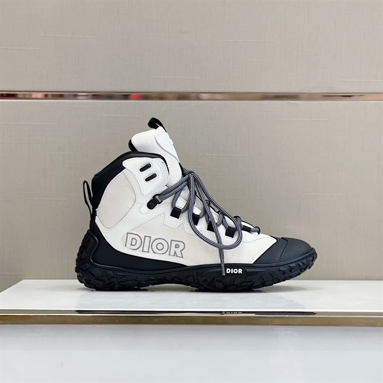 DIORIZON HIKING BOOT GRAY TECHNICAL MESH AND BLACK RUBBER – DO088