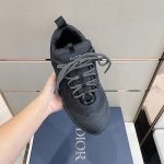 DIORIZON HIKING SHOE BLACK TECHNICAL MESH AND RUBBER – DO087