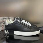 DOLCE & GABBANA BLACK PORTOFINO SNEAKERS – DG033