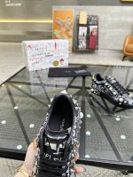 DOLCE & GABBANA CALFSKIN NAPPA PORTOFINO SNEAKERS WITH STUDS – DG018